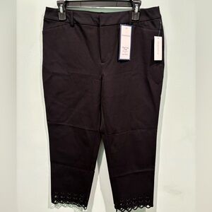 Charter Club slim leg cropped pants